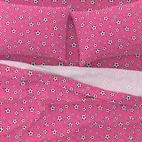 Soccer Ball Pattern Pink