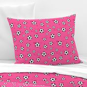 Soccer Ball Pattern Pink