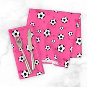 Soccer Ball Pattern Pink