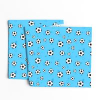 Soccer Ball Pattern Blue