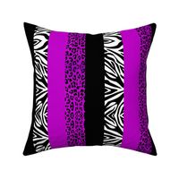 Purple Animal Print - Leopard and Zebra