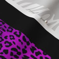 Purple Animal Print - Leopard and Zebra