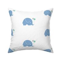 Baby Elephant - Blue 