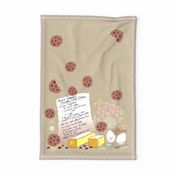 Mom's Chocolate Chip Cookies Tea Towel