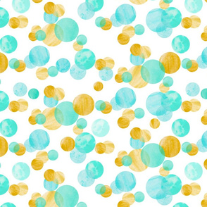 Wateroclor Bubbles Gold Blue