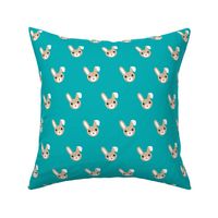 Cute bunny blue pattern for kids