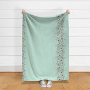 Star Border on Mint Green | Paper Moon Collection