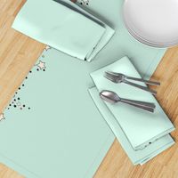 Star Border on Mint Green | Paper Moon Collection