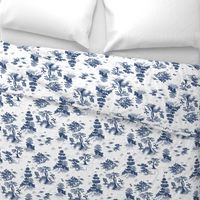 Blue Willow Toile