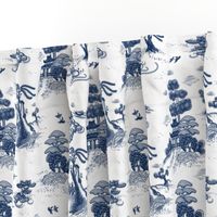 Blue Willow Toile