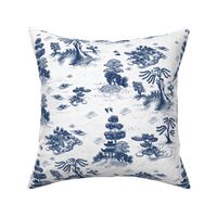 Blue Willow Toile