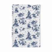 Blue Willow Toile