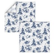 Blue Willow Toile