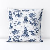 Blue Willow Toile