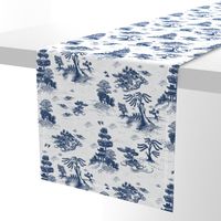 Blue Willow Toile