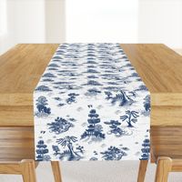 Blue Willow Toile