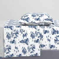 Blue Willow Toile