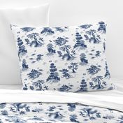 Blue Willow Toile