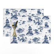 Blue Willow Toile