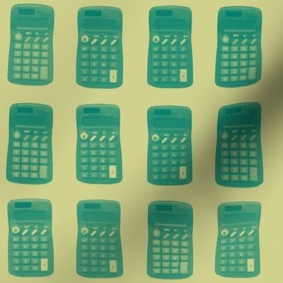 calculators - green gold