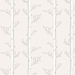 Birch Forest in Antique White // small