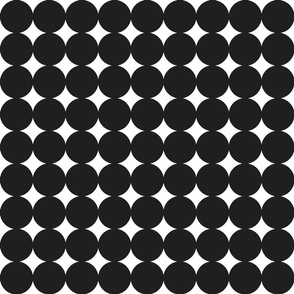 circles : black + white : medium