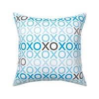 XOXO : blue + grey : big