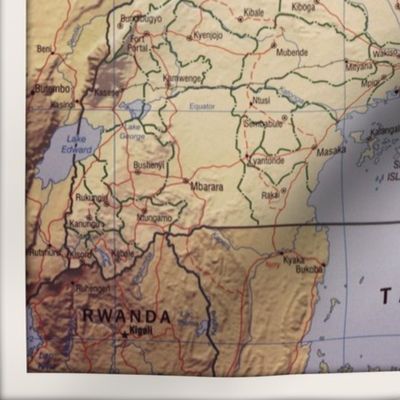 Uganda map, FQ