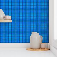 Blue dye plaid