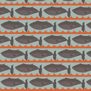 whales_brown and orange