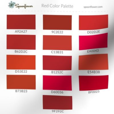 Red Color Palette