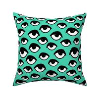 eyes // scary creepy eye fabric halloween design eyes print eye print pattern andrea lauren