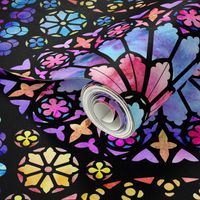 Painted Rose Windows (Multicolored - Large)