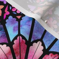 Painted Rose Windows (Multicolored - Large)