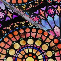 Painted Rose Windows (Multicolored - Large)