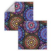 Painted Rose Windows (Multicolored - Large)