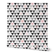 Geometric tribal aztec triangle pink modern patterns