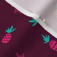 Hot summer pineapple aztec pattern