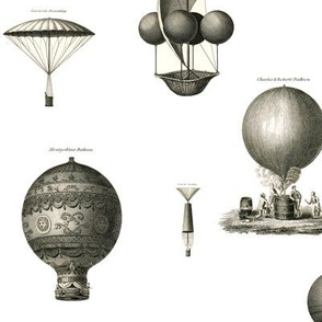 Vintage hot air balloons