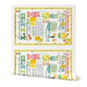 Mom's Kitchen Sink Advice Tea Towel