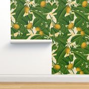 Lemon Botanical ~ Provence Plaid