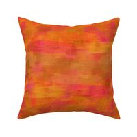 Red Orange Abstract Plaid