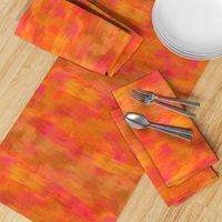 Red Orange Abstract Plaid