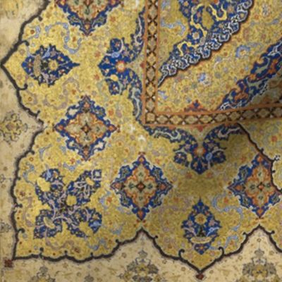 Persian Dream ~Gilt on Cobalt