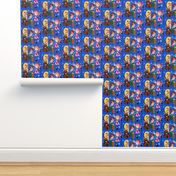 The Jazzy Jezebels, royal blue, small scale