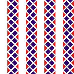 Blue_and_Red_Diamond_Stripes. Wide White.