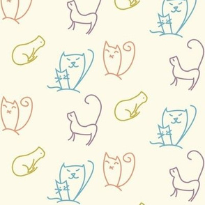 Doodle cats