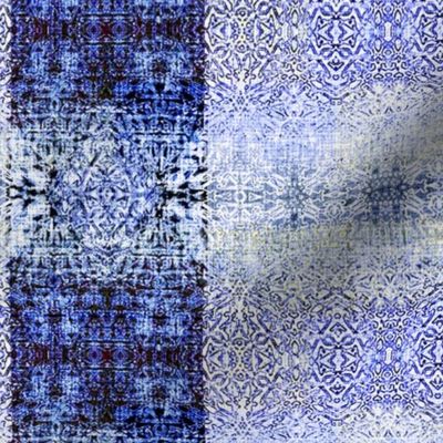 Grunge Lace China Blue