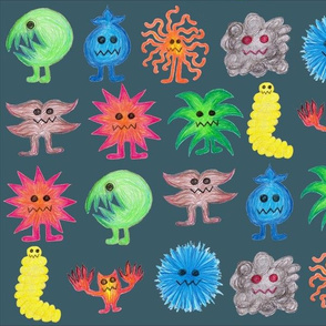 Crayon Monsters Navy