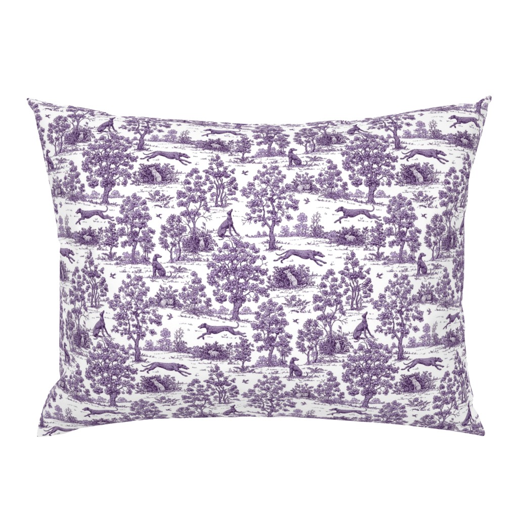 Purple Greyhound Toile 